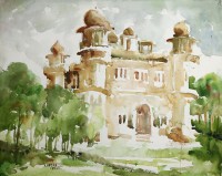 Abdul Hayee, 20 x 26 inch, Watercolor on Paper, Cityscape Painting, AC-AHY-040